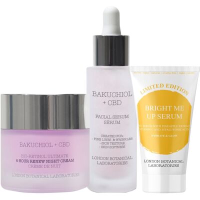 Serum Bakuchiol + CBD + serum Bright Me Up + krem nocny Bakuchiol + CBD Serum Bakuchiol + CBD + serum Bright Me Up + krem nocny Bakuchiol + CBD