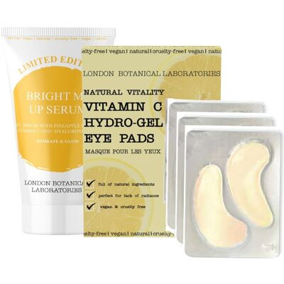 Serum Bright Me Up + Glow + hydrożelowe płatki pod oczy z witaminą C Serum Bright Me Up + Glow + hydrożelowe płatki pod oczy z witaminą C