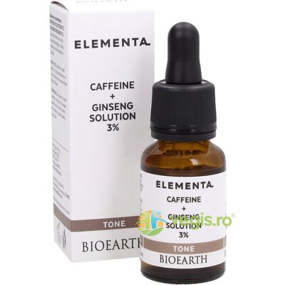 Serum do twarzy z kofeiną i żeń-szeniem 3% Elementa 30ml Serum do twarzy z kofeiną i żeń-szeniem 3% Elementa 30ml