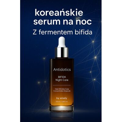 Serum na noc z fermentem bifida 100ml – anti-age, K-beauty Serum na noc z fermentem bifida 100ml – anti-age, K-beauty