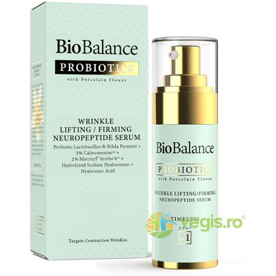 Serum przeciwzmarszczkowe ujędrniające z neuropeptydami i probiotykami Probiotyki 30ml Serum przeciwzmarszczkowe ujędrniające z neuropeptydami i probiotykami Probiotyki 30ml