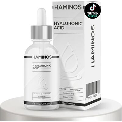 Serum z Kwasem Hialuronowym Niacynamidem śluzem ślimaka HAMINOS 50 ml Serum z Kwasem Hialuronowym Niacynamidem śluzem ślimaka HAMINOS 50 ml