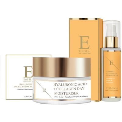 Serum z witaminą C i kolagenem 60 ml + krem na dzień z kwasem hialuronowym i kolagenem 50 ml Serum z witaminą C i kolagenem 60 ml + krem na dzień z kwasem hialuronowym i kolagenem 50 ml