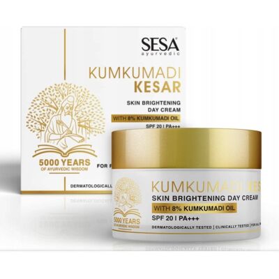 Sesa Kumkumadi Krem Z Kesar Na Dzień Do Rozjaśniania Skóry 50g Sesa Kumkumadi Krem Z Kesar Na Dzień Do Rozjaśniania Skóry 50g