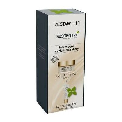 Sesderma Model Factor G Renew - Zestaw do pielęgnacji skóry - Krem regenerujący i pod oczy Sesderma Model Factor G Renew - Zestaw do pielęgnacji skóry - Krem regenerujący i pod oczy