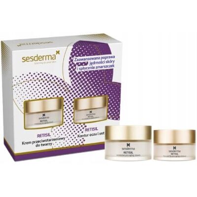 Sesderma Zestaw Retisil (Krem Do Twarzy, 50 Ml + Kontur Oczu I Ust, 30 Ml) Sesderma Zestaw Retisil (Krem Do Twarzy, 50 Ml + Kontur Oczu I Ust, 30 Ml)