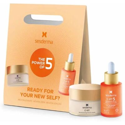 Set Sesderma: Vitamin C, Antioxidant, Cream, For Face, 50 ml + Vitamin C, Antioxidant, Serum, For Face, 30 ml Set Sesderma: Vitamin C, Antioxidant, Cream, For Face, 50 ml + Vitamin C, Antioxidant, Serum, For Face, 30 ml