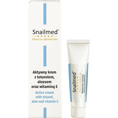 Snailmed Aktywny krem po oczy. Zmarszczki, przebarwienia, cienie 15ml Snailmed Aktywny krem po oczy. Zmarszczki, przebarwienia, cienie 15ml