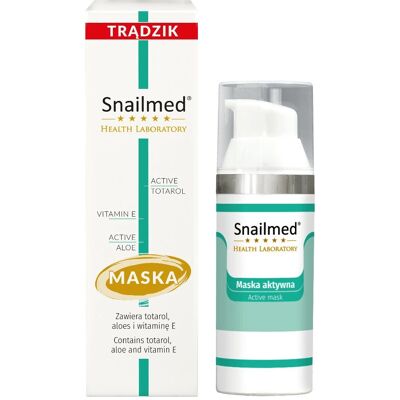 Snailmed Maska do skóry wrażliwej Aloes + Totarol 50ml Snailmed Maska do skóry wrażliwej Aloes + Totarol 50ml