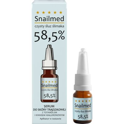 Snailmed Serum na Trądzik z czystym ślizem ślimaka - skuteczne, Kuracja 7 dni Snailmed Serum na Trądzik z czystym ślizem ślimaka - skuteczne, Kuracja 7 dni