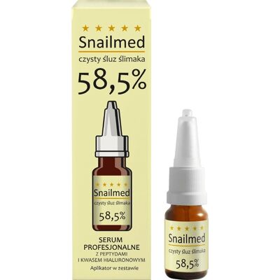 Snailmed Serum ze śluzem śłimaka i peptydami. Do skóry dojrzałej. Kuracja 7 dni. Skuteczne. Produkt Polski Snailmed Serum ze śluzem śłimaka i peptydami. Do skóry dojrzałej. Kuracja 7 dni. Skuteczne. Produkt Polski