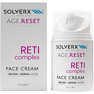 SOLVERX Age.Reset Krem do twarzy na dzień i noc Reti Complex 50 ml SOLVERX Age.Reset Krem do twarzy na dzień i noc Reti Complex 50 ml