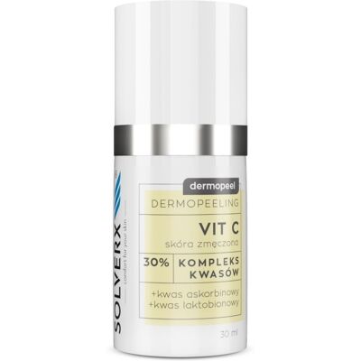 SOLVERX, Dermopeel, Peeling kwasowy Vit C, 30ml SOLVERX, Dermopeel, Peeling kwasowy Vit C, 30ml