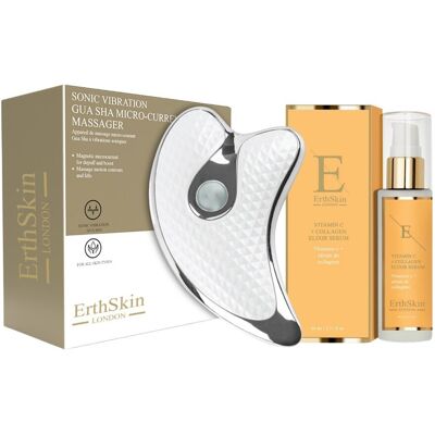 Sonic Vibration Gua Sha + Serum z witaminą C 60 ml Sonic Vibration Gua Sha + Serum z witaminą C 60 ml