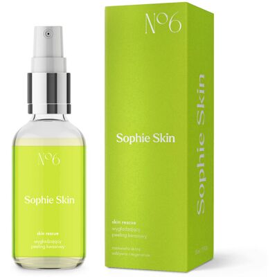 SOPHIE SKIN Wygładzający peeling kwasowy do twarzy przed makijażem No 6 - 50ml SOPHIE SKIN Wygładzający peeling kwasowy do twarzy przed makijażem No 6 - 50ml