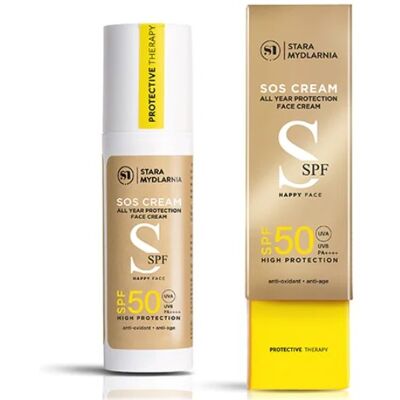 Stara Mydlarnia Krem do Twarzy SPF 50 Ochronny Przeciwzmarszczkowy Stara Mydlarnia Krem do Twarzy SPF 50 Ochronny Przeciwzmarszczkowy