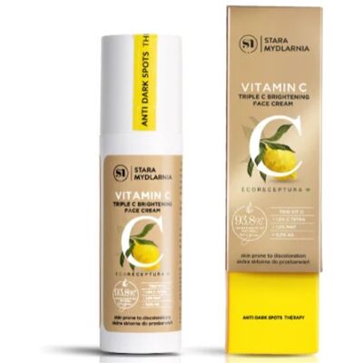 Stara Mydlarnia Witamina C Krem do Twarzy Rozświetlający 50ml Stara Mydlarnia Witamina C Krem do Twarzy Rozświetlający 50ml
