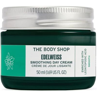 Kojąca Dzienna Krem Edelweiss od The Body Shop - Wegański, 50ml Kojąca Dzienna Krem Edelweiss od The Body Shop - Wegański, 50ml