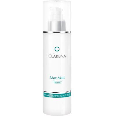 Clarena - Dermasebum Max Matt - Skóra Mieszana Tłusta - 200ml - Toner Clarena - Dermasebum Max Matt - Skóra Mieszana Tłusta - 200ml - Toner