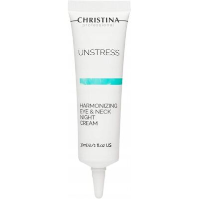 Christina, Unstress, Harmonizing Night Cream Eye&Neck,; Krem na noc do skóry wokół oczu i na szyję, 30 ml Christina, Unstress, Harmonizing Night Cream Eye&Neck,; Krem na noc do skóry wokół oczu i na szyję, 30 ml