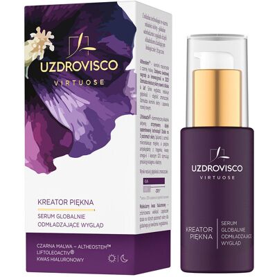 UZDROVISCO VIRTUOSE, Kreator piękna, Serum globalnie odmładzające wygląd, 30 ml UZDROVISCO VIRTUOSE, Kreator piękna, Serum globalnie odmładzające wygląd, 30 ml