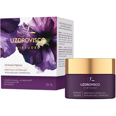UZDROVISCO VIRTUOSE, Wymiar piękna, Krem multi-liftingujący wygładzający zmarszczki, 50 ml UZDROVISCO VIRTUOSE, Wymiar piękna, Krem multi-liftingujący wygładzający zmarszczki, 50 ml