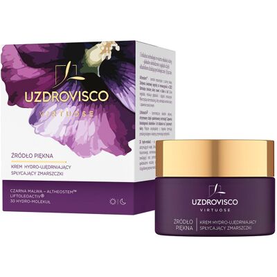UZDROVISCO VIRTUOSE, Źródło piękna, Krem hydro-ujędrniający spłycający zmarszczki, 50 ml UZDROVISCO VIRTUOSE, Źródło piękna, Krem hydro-ujędrniający spłycający zmarszczki, 50 ml