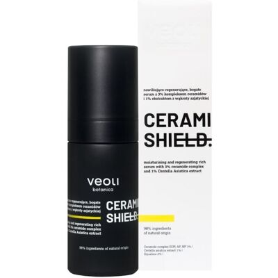 Veoli Botanica, CERAMIDE SHIELD Nawilżająco-regenerujące, bogate serum z 3% kompleksem ceramidów i 1% ekstraktem z wąkroty azjatyckiej Veoli Botanica, CERAMIDE SHIELD Nawilżająco-regenerujące, bogate serum z 3% kompleksem ceramidów i 1% ekstraktem z wąkroty azjatyckiej