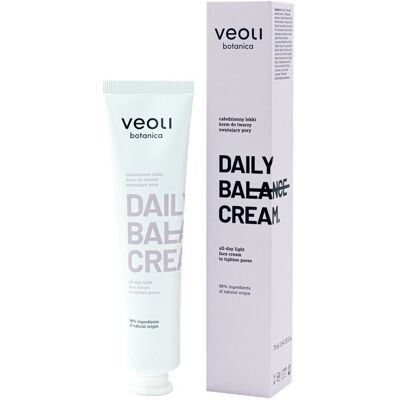 Veoli Botanica Daily Balance Cream Całodzienny Lekki Krem Do Twarzy Zwężający Pory 75ml Veoli Botanica Daily Balance Cream Całodzienny Lekki Krem Do Twarzy Zwężający Pory 75ml