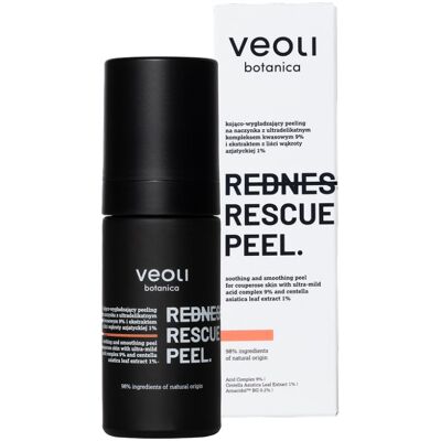 VEOLI BOTANICA REDNESS RESCUE PEEL kojąco-wygładzający peeling na naczynka - 30ml VEOLI BOTANICA REDNESS RESCUE PEEL kojąco-wygładzający peeling na naczynka - 30ml