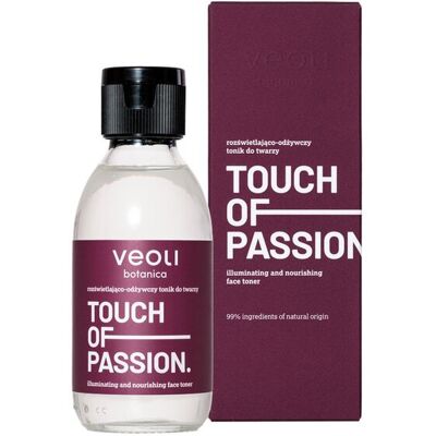 Veoli Botanica, TOUCH OF PASSION Rozświetlająco-odżywczy tonik do twarzy Veoli Botanica, TOUCH OF PASSION Rozświetlająco-odżywczy tonik do twarzy