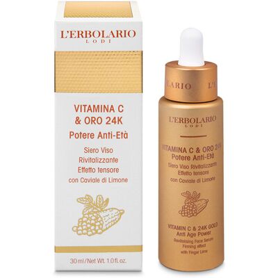 Vitamina C & Oro 24K Rewitalizujące i ujędrniające serum do twarzy, 30ml Vitamina C & Oro 24K Rewitalizujące i ujędrniające serum do twarzy, 30ml