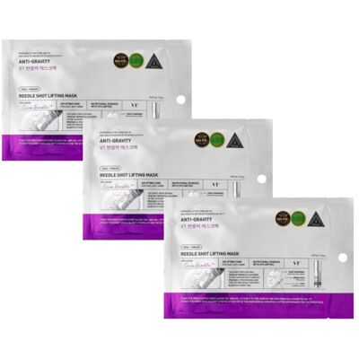 VT Cosmetics Reedle Shot Lifting Mask 3 x 23 g - liftingująca maska do twarzy, zestaw 3 sztuk VT Cosmetics Reedle Shot Lifting Mask 3 x 23 g - liftingująca maska do twarzy, zestaw 3 sztuk