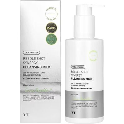 VT COSMETICS REEDLE SHOT SYNERGY CLEANSING MILK, 200 ml - Mleczko oczyszczające do twarzy VT COSMETICS REEDLE SHOT SYNERGY CLEANSING MILK, 200 ml - Mleczko oczyszczające do twarzy