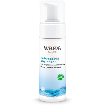 Delikatna pianka oczyszczająca Weleda z hamamelisem - 150ml Delikatna pianka oczyszczająca Weleda z hamamelisem - 150ml