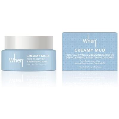WHEN Creamy Mud Pore Clarifying & Minimizing Maska do twarzy 50 ml WHEN Creamy Mud Pore Clarifying & Minimizing Maska do twarzy 50 ml