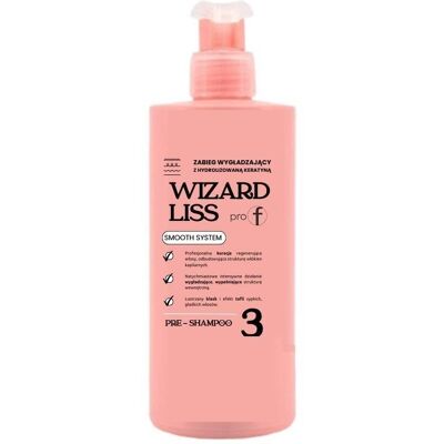 Wizard Liss SMOOTH SYSTEM, Step 3 Active Recovery, Silna Odbudowa Włosów, Efekt Wypełnienia, 450ml Wizard Liss SMOOTH SYSTEM, Step 3 Active Recovery, Silna Odbudowa Włosów, Efekt Wypełnienia, 450ml