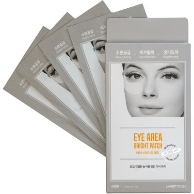 Wooshin Labottach Eye Area Bright Patch a'4 – rozświetlająca pielęgnacyjna maseczka do pielęgnacji skóry pod oczami, 4 pary Wooshin Labottach Eye Area Bright Patch a'4 – rozświetlająca pielęgnacyjna maseczka do pielęgnacji skóry pod oczami, 4 pary