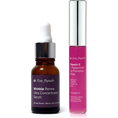 Dr. Eve_ryouth Unisex Serum na zmarszczki i Lip Plumper - Zestaw pielęgnacyjny Dr. Eve_ryouth Unisex Serum na zmarszczki i Lip Plumper - Zestaw pielęgnacyjny