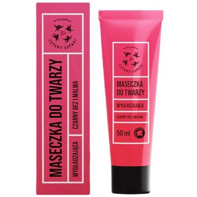 Wygładzająca maseczka do twarzy Czarny Bez i Malwa 50ml Wygładzająca maseczka do twarzy Czarny Bez i Malwa 50ml