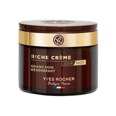 Yves Rocher Yves Rocher Riche Créme - Regeneruje, Odżywia, Zmniejsza Zmarszczki - Krem do Twarzy Yves Rocher Yves Rocher Riche Créme - Regeneruje, Odżywia, Zmniejsza Zmarszczki - Krem do Twarzy