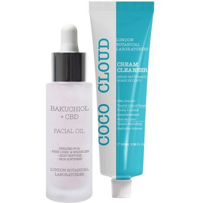 Żel do mycia Coco Cloud 100 ml + serum Bakuchiol + CBD 30 ml Żel do mycia Coco Cloud 100 ml + serum Bakuchiol + CBD 30 ml