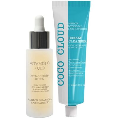 Żel do mycia Coco Cloud 100 ml + serum Vitamin C + CBD 30 ml Żel do mycia Coco Cloud 100 ml + serum Vitamin C + CBD 30 ml