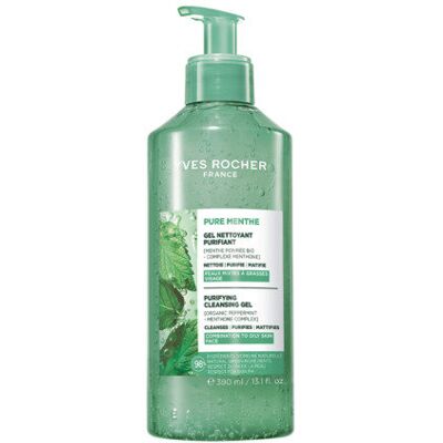 Żel do mycia twarzy oczyszczający z miętą pieprzową YVES ROCHER 390 ml Żel do mycia twarzy oczyszczający z miętą pieprzową YVES ROCHER 390 ml