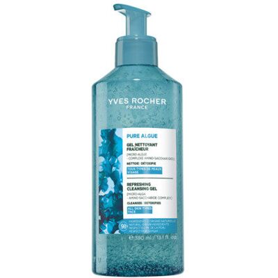 Żel do mycia twarzy oczyszczający z mikroalgą YVES ROCHER 390 ml Żel do mycia twarzy oczyszczający z mikroalgą YVES ROCHER 390 ml