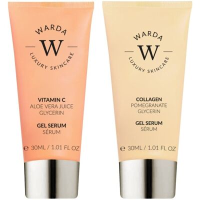 Żelowe serum Vitamin C Glow Boost + żelowe serum kolagenowe Żelowe serum Vitamin C Glow Boost + żelowe serum kolagenowe