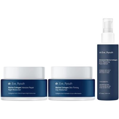 Zestaw 3w1 Marine Collagen: serum + krem na dzień + krem na noc Zestaw 3w1 Marine Collagen: serum + krem na dzień + krem na noc