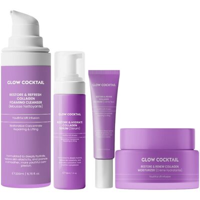 Zestaw 4w1 Restore: krem + serum + krem pod oczy + pianka oczyszczająca Zestaw 4w1 Restore: krem + serum + krem pod oczy + pianka oczyszczająca