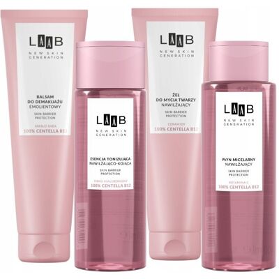 Zestaw AA LAAB 100% Centella B12 balsam + żel + płyn micelarny + tonik Zestaw AA LAAB 100% Centella B12 balsam + żel + płyn micelarny + tonik