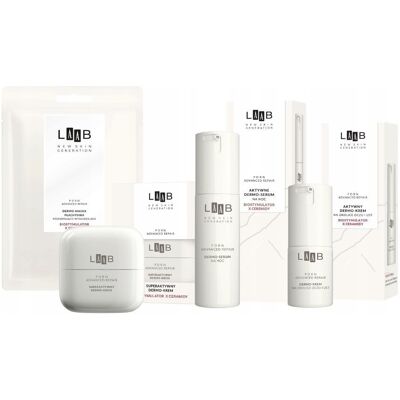 Zestaw AA LAAB Dermostimulating krem + serum + krem + maska w płachcie Zestaw AA LAAB Dermostimulating krem + serum + krem + maska w płachcie